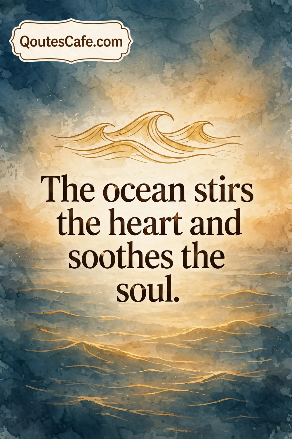 Deep reflective beach card