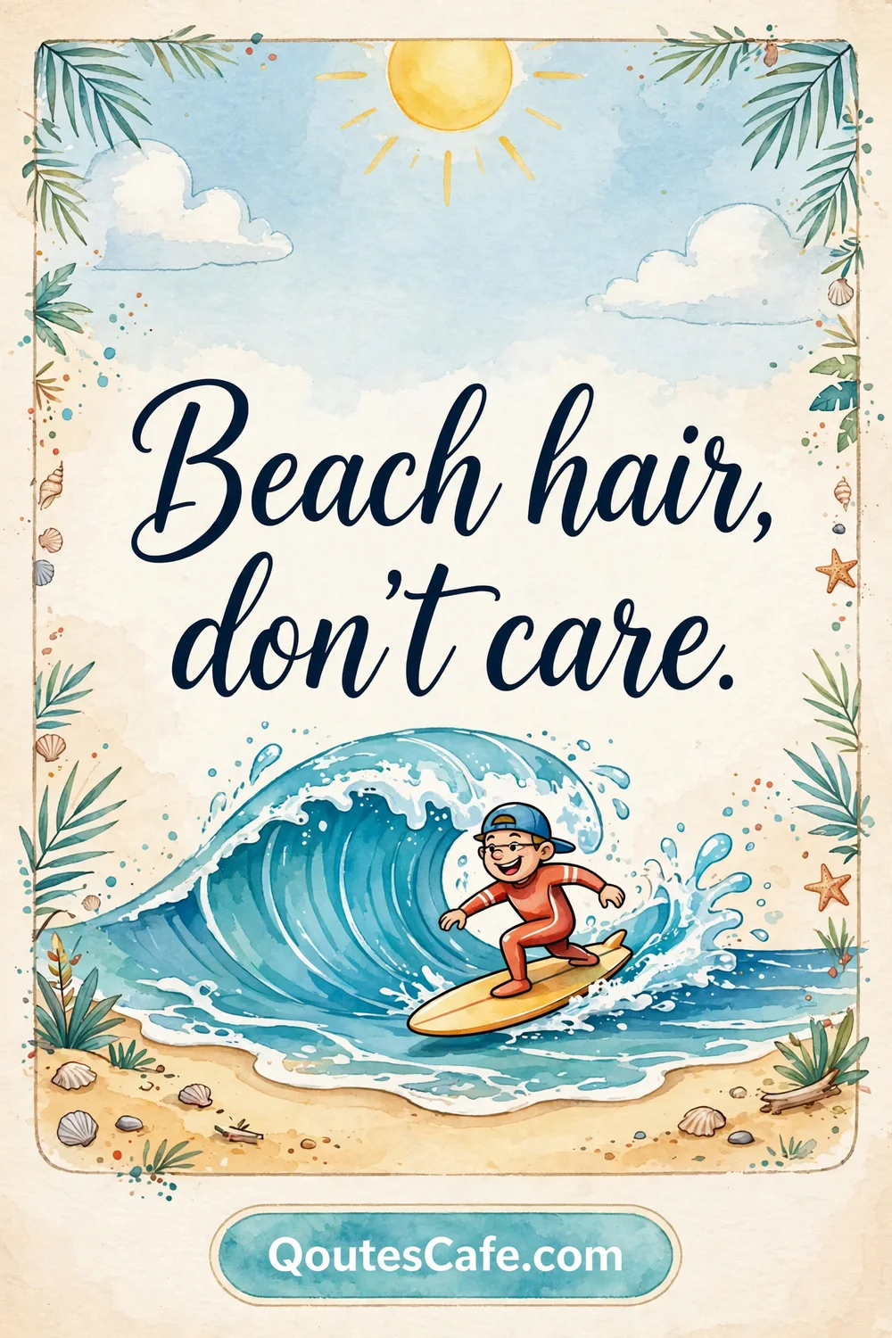 Beach Quotes – beach hair care