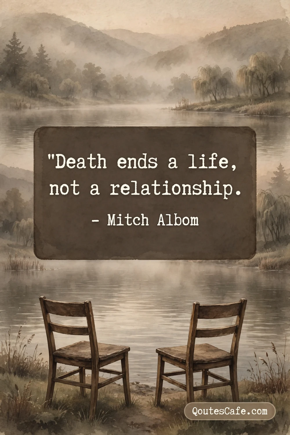 Death Quotes - ends life quote card