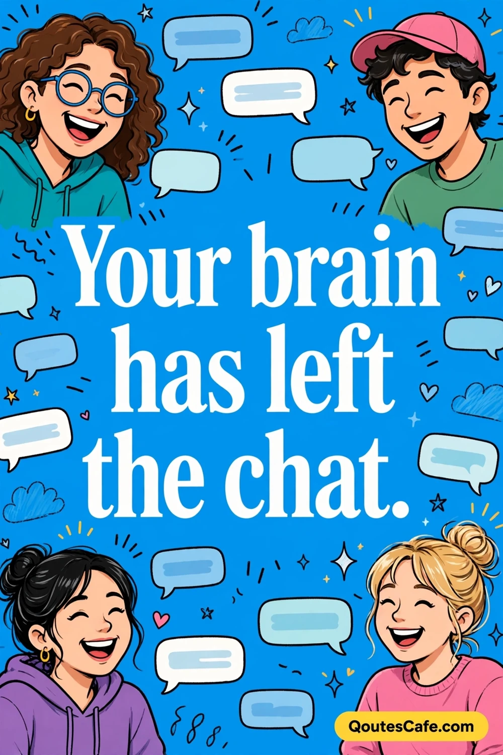 Funny replies card - friends
