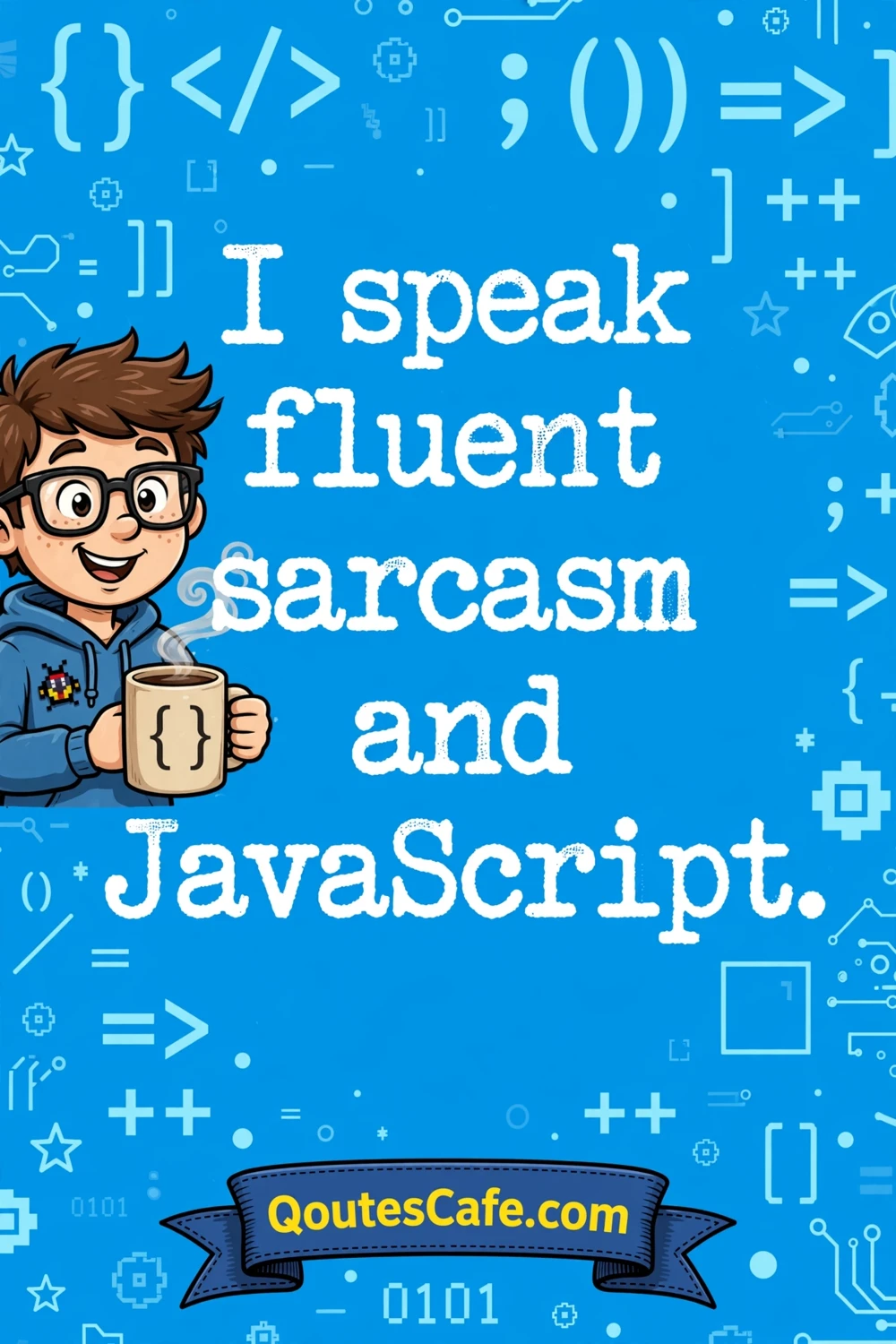 Funny replies card - nerdy