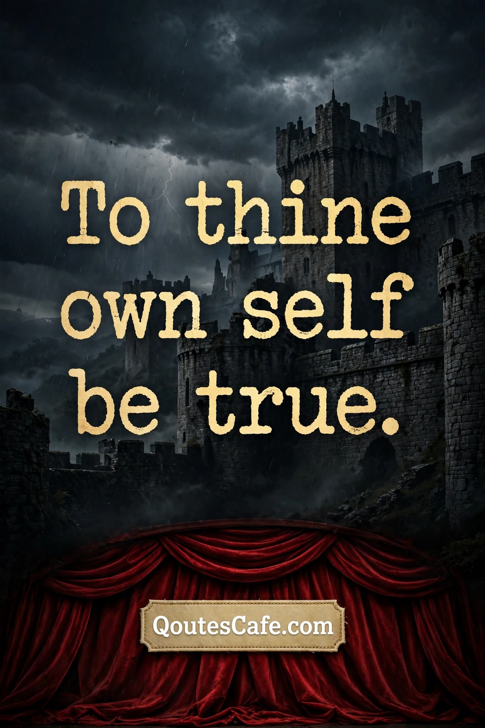 Hamlet quotes – thine own card
