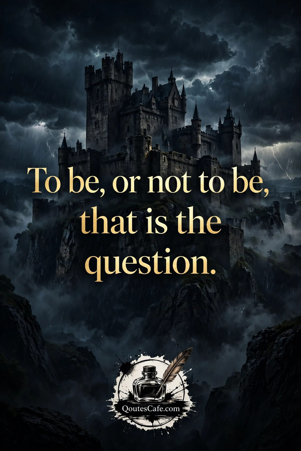 Hamlet quotes – to be card