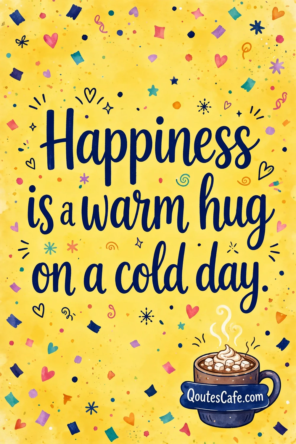 Happiness quotes – warm hug card