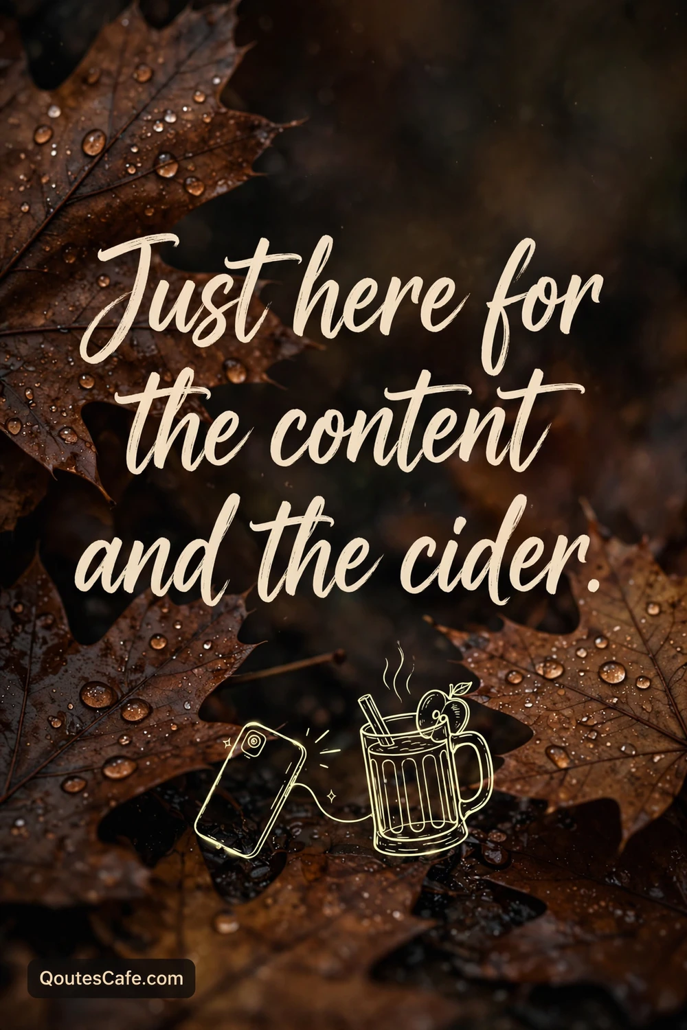 Hello Fall Captions - May your heart be as full as your mug.