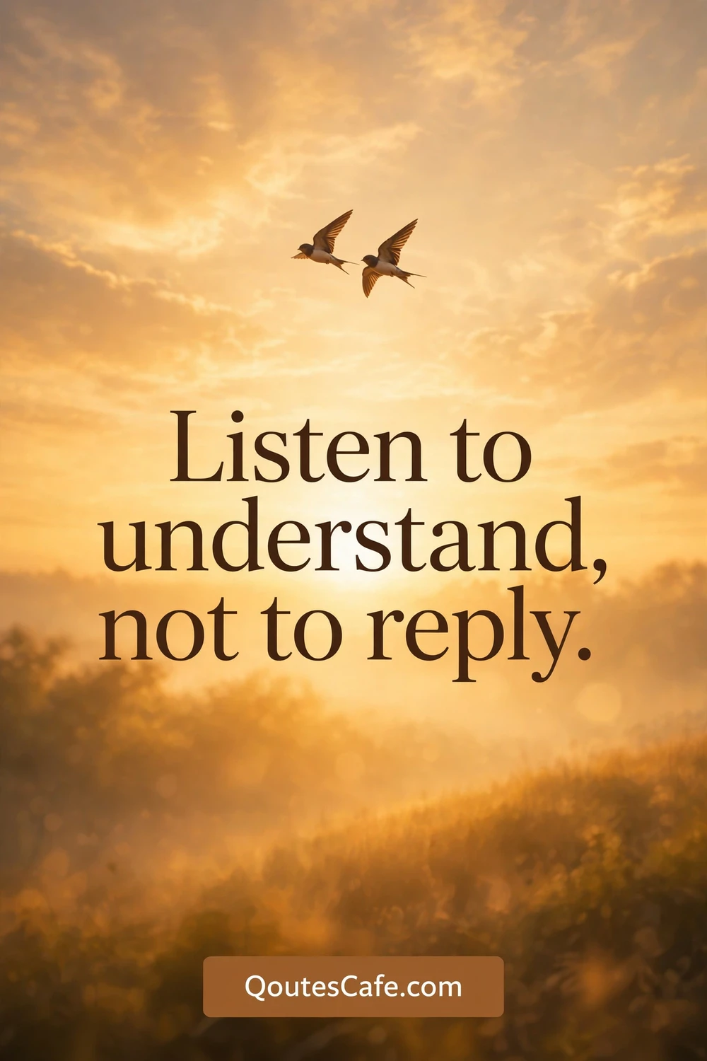 Higher self quote - listen understand