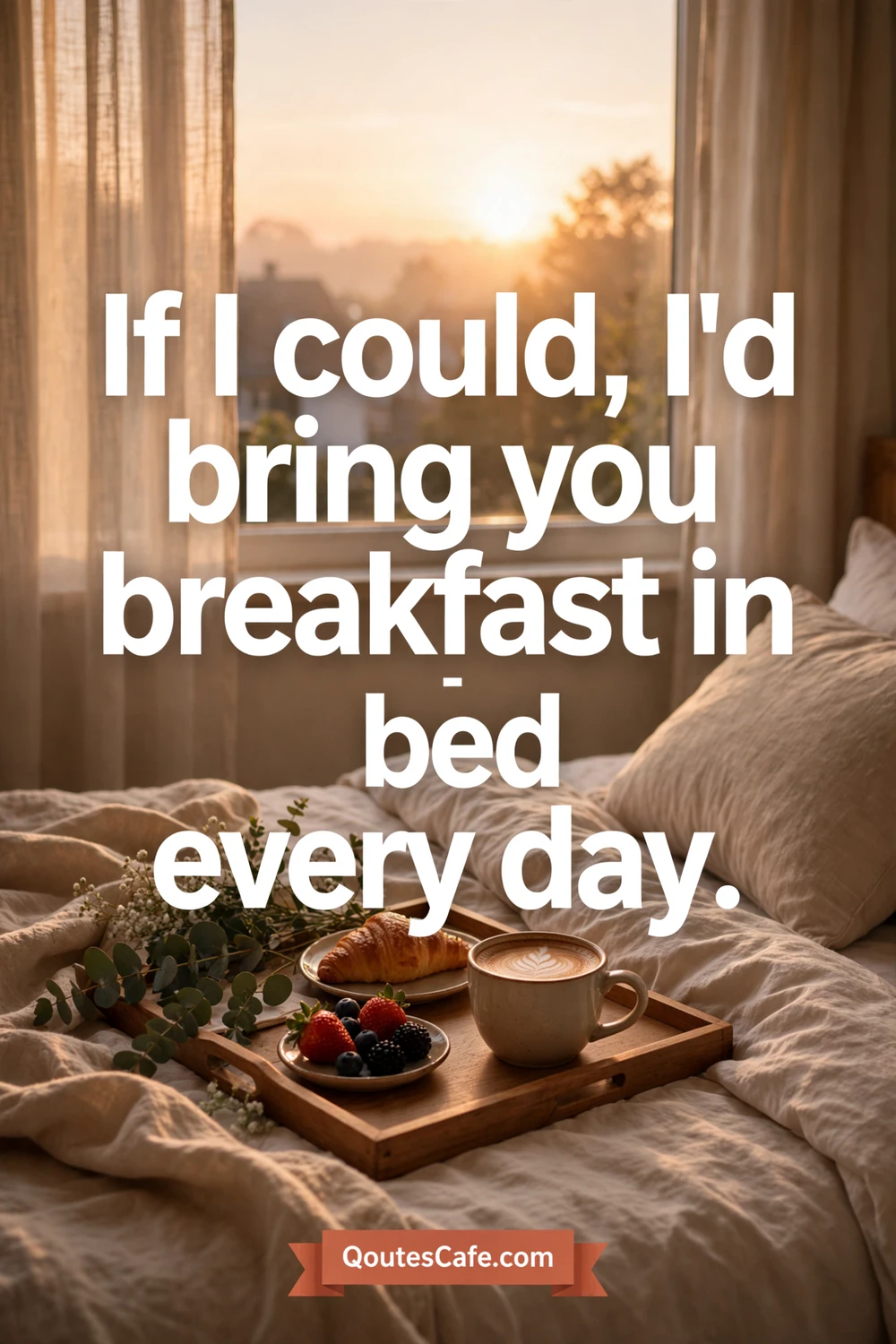 Love Text Messages breakfast bed