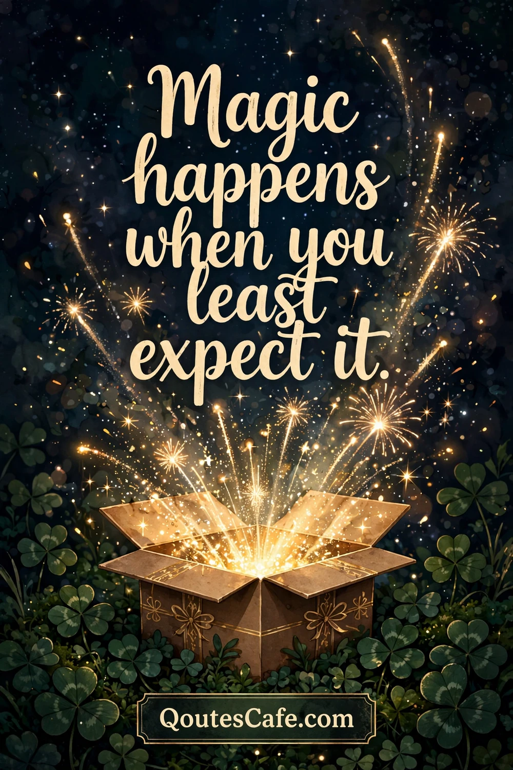 Luck Quotes magic least expect