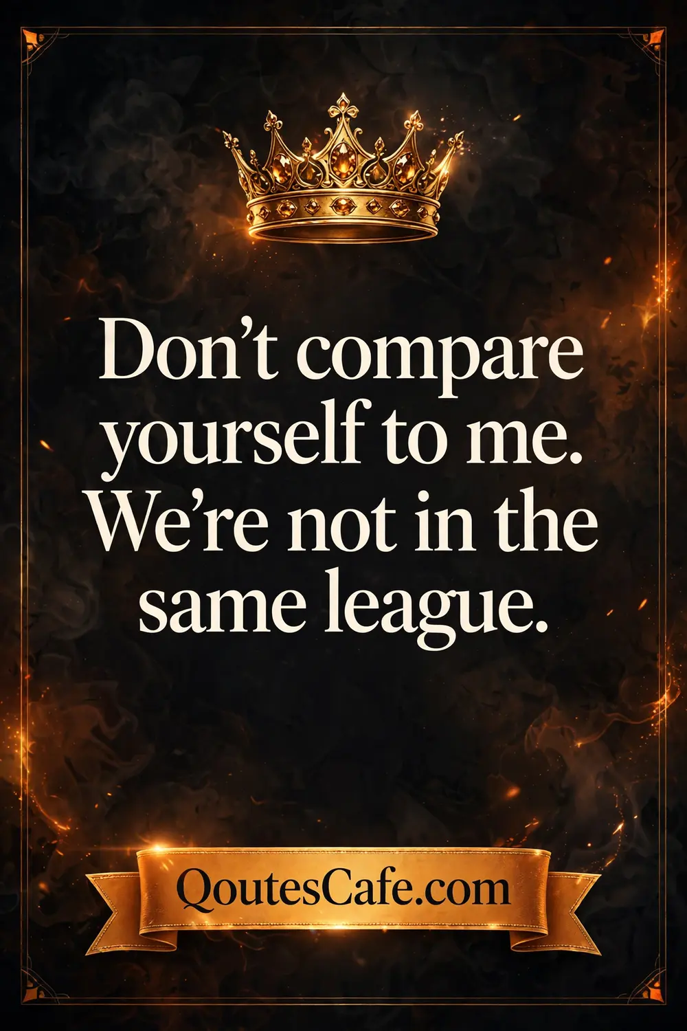Mean Quotes – not same league