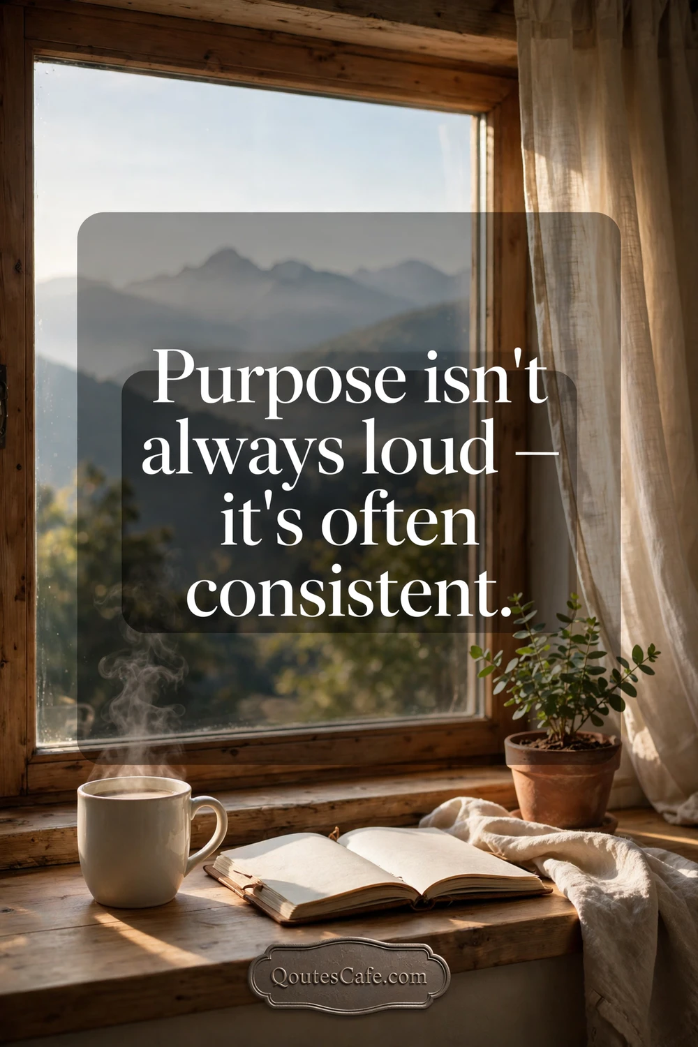 Purpose Quotes loud often consistent