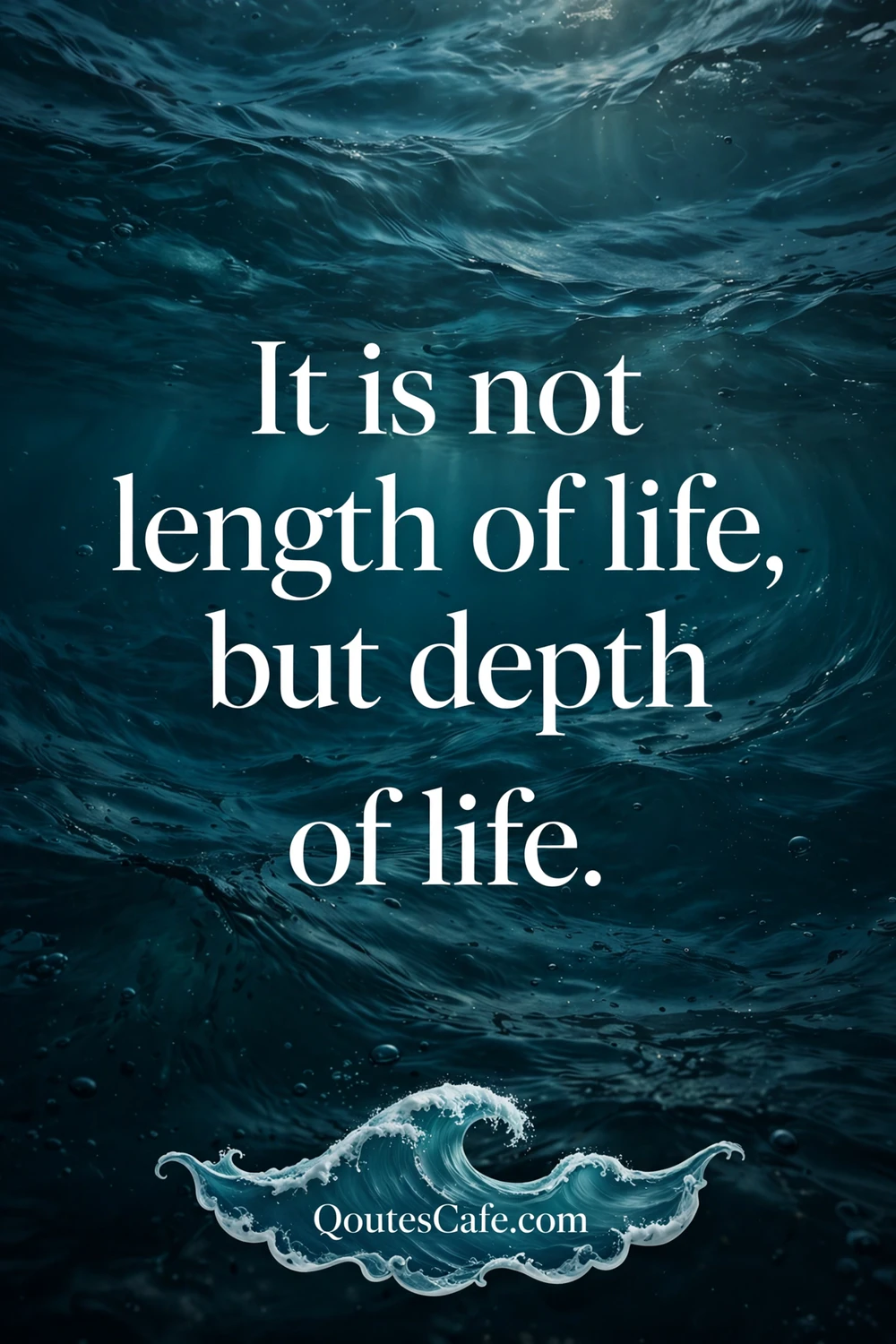 Deep quotes – depth life card