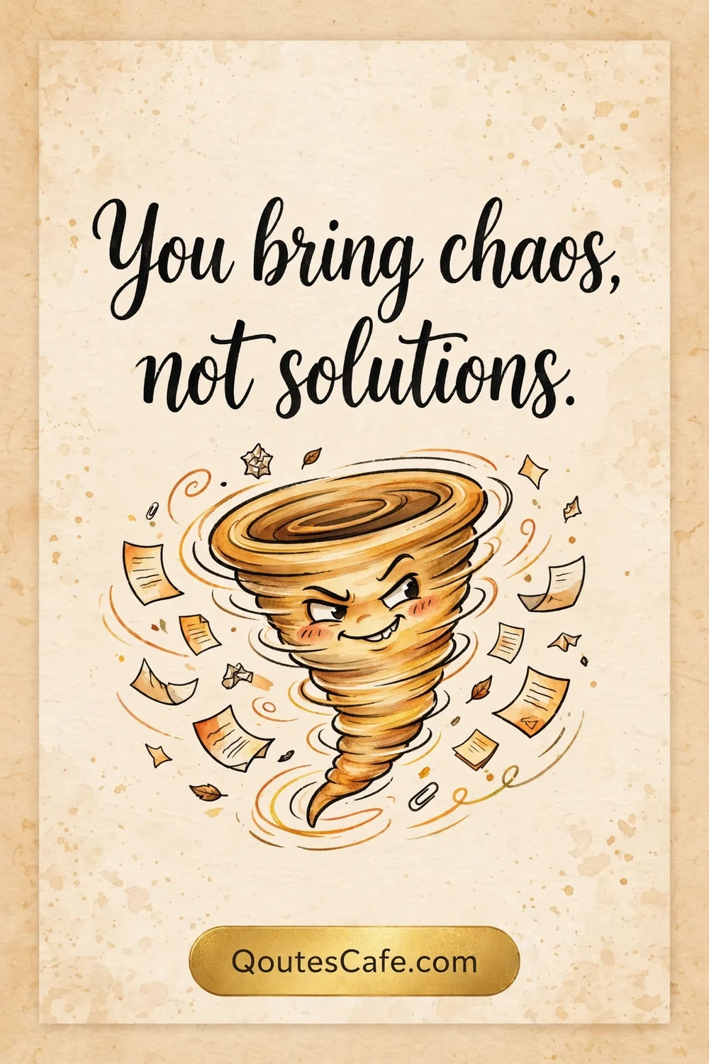 Roasts – chaos not solutions