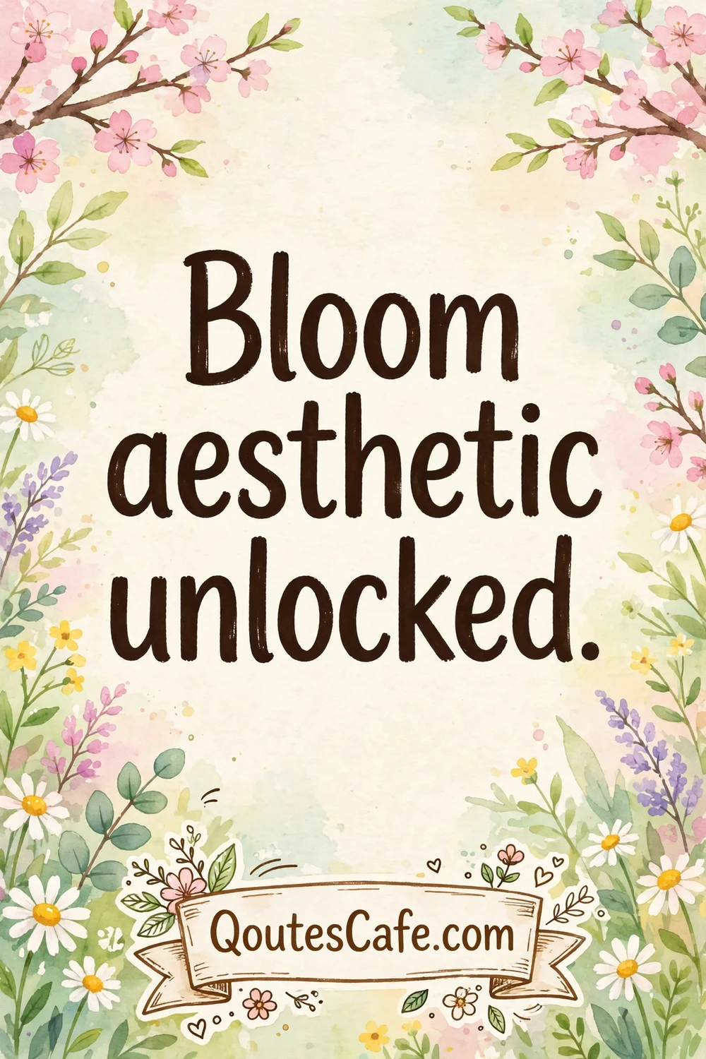 Spring Captions - bloom aesthetic