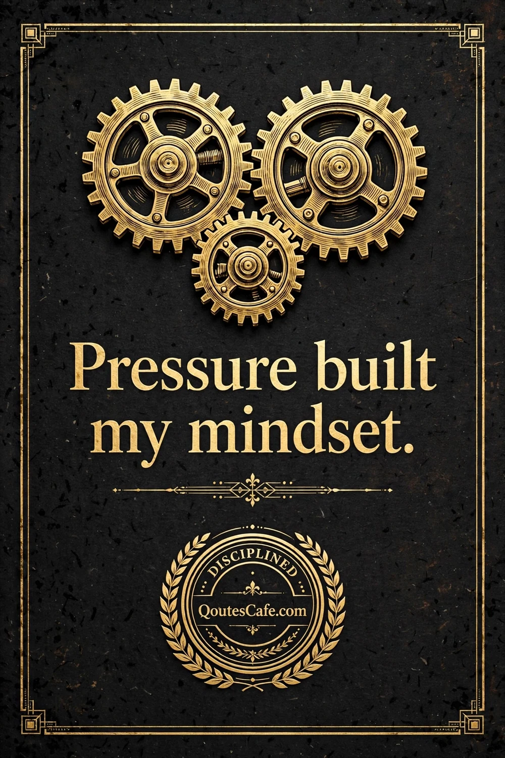 Submit Quotes - pressure built mindset