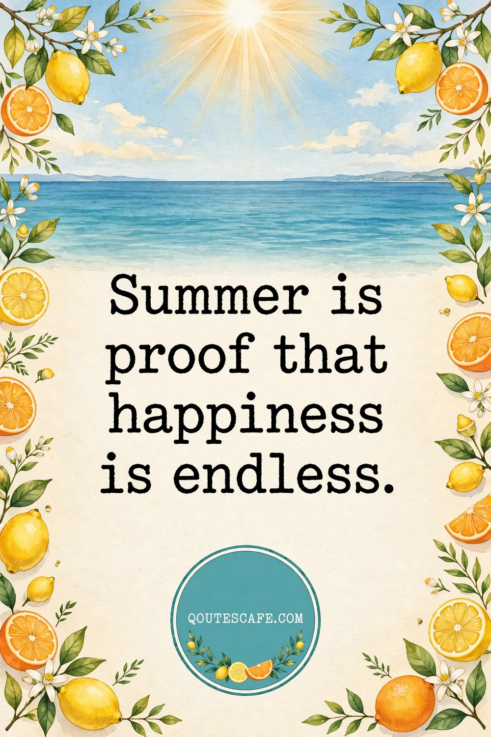 Summer Quotes – happiness endless