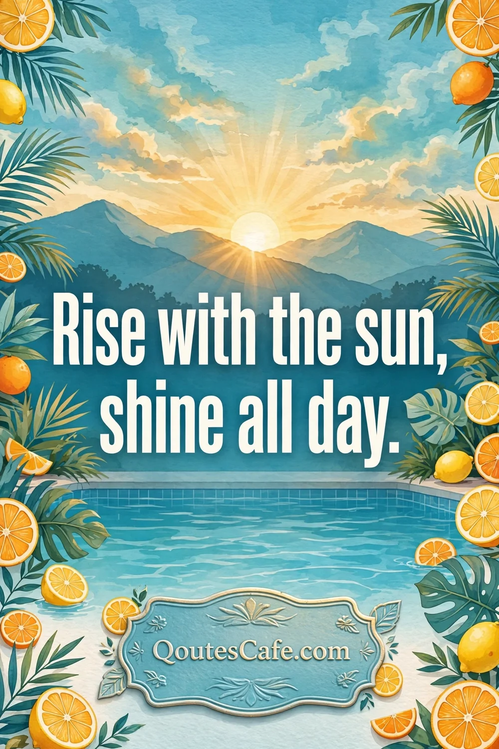 Summer Quotes – rise with sun