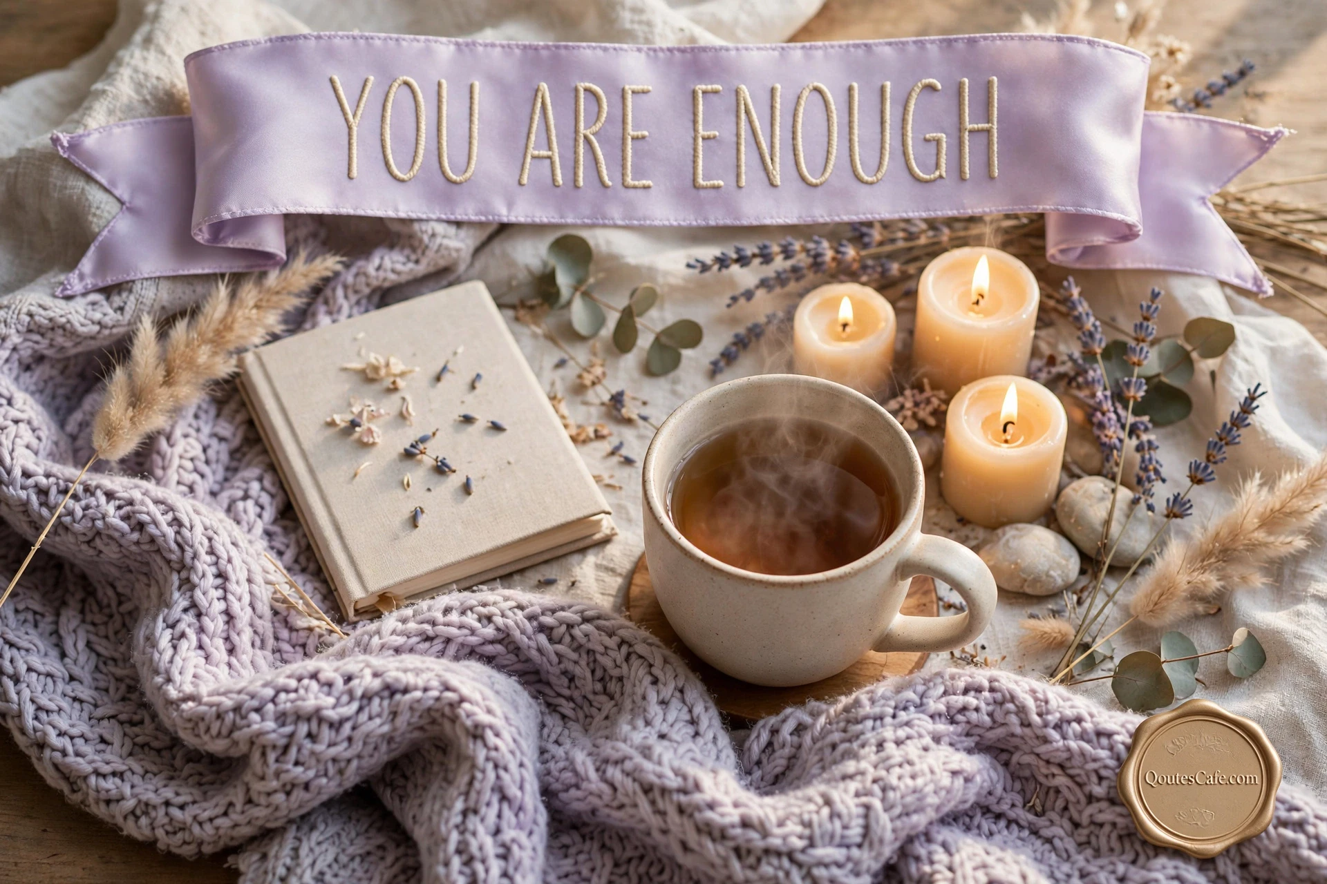Text Banner Ideas self care